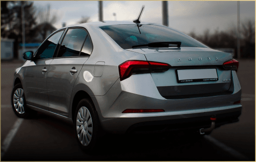 Rental Skoda Rapid back