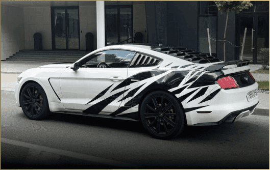 Ford Mustang white Minsk