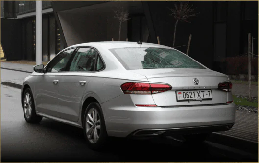 Volkswagen Passat вид сзади